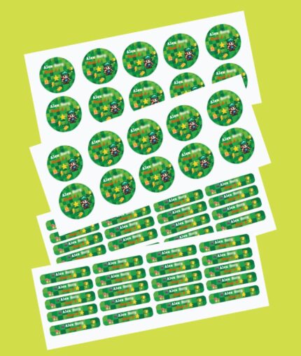 Minecraft School Sticker Pack